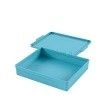 Polymer rectangular tray with lid LPu-0,5-"ELAT" according to TU 9398-007-24320270-2004