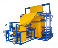 Measuring and doubling machine model C02.2 for fabrics