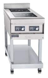 Two-burner induction cooker, type KIP-29P-3,5 for catering enterprises (on a stand)