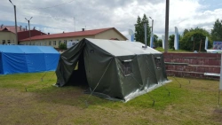 Tent of synthetic materials M-10