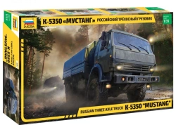 Assembled model "Russian three-axle truck K-5350 Mustang"