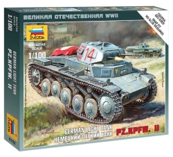 Assembled model German light tank Pz.Kp.fw II