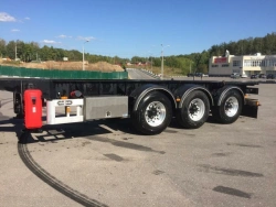 Semi-trailer-container-carrier PPC 877712 (Modification 877712) on Tonar 9042 axles, with maximum permissible load on one axle P
