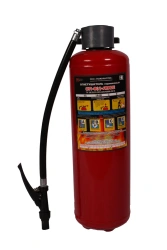 Portable powder fire extinguisher with gas generating device OP-8(d)-AVCE-01