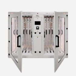 Cabinet for drying and storage of flexible endoscopes "KLINSCOPBOX", KLINSCOPBOX-12PRO