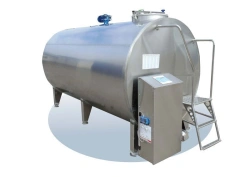 Milk cooling plant of the Cold Vessel(M) series of the closed type. Main assemblies and units: control cabinet; tank volume: 147