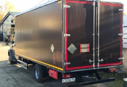Trucks with spark ignition (for transporting dangerous goods), with tachograph, type 47122, modification 47122K on the base of G