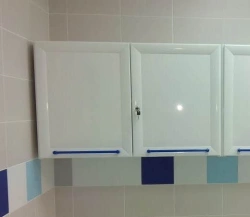 Storage cabinet, series "Delta", wall-mounted