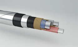Mine power cables, with aluminium alloy conductors, insulated with ethylene propylene rubber, rated voltage up to