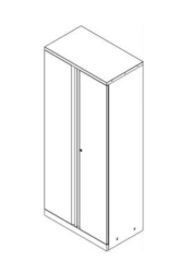 Metal archival cabinet