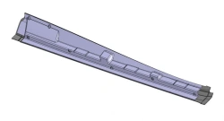 5299-401-5302512/K3002 SB Left-hand pillar trim assembly