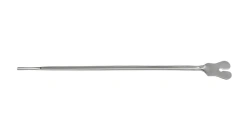 Grooved surgical probe with button, length 170 mm