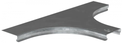COT01D-0-050-08-HDZ ESCA Diverter cover T-circle smooth type G01 50mm HDZ IEK