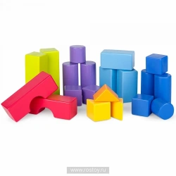 Constructor Geometrical figures / 20 pieces