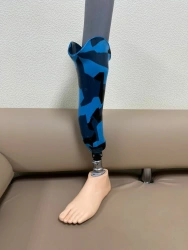 Tibial prosthesis for bathing
