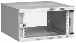 LWE3-06U66-GF ITK Cupboard LINEA WE 6U 600x600mm door glass grey