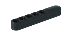 CADUCEUS ALING Connecting products 5x16A extension strip 3,6kW, 250V~, anthracite, art. 445.?