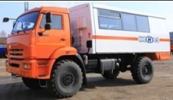 Cargo-passenger truck NEFAZ-4208-0000011-15, base chassis KAMAZ 43114-15