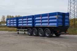 Truck trailer of Tonar 9385 model with axles of TONAR models 90422, 90424, 90431