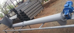 Stationary screw conveyor model UHT modification UHT - 250-U (in a pipe)