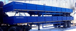 Semi-trailer 93192H, with pneumatic suspension or spring-balanced suspension, tyres 235/75R17.5, or 215/75