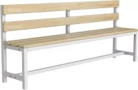 Locker room bench