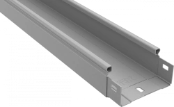 CLNK10-050-100-3 ESCA Non-perforated tray 50x100x3000 RAL 9016 IEK