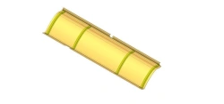 Ceiling panel left middle 529265-5702413-03