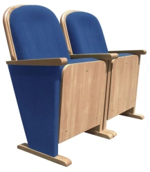 Auditorium armchair on wooden frame model "Classic Tex"