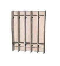 Furniture for preschool institutions: rack