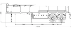 Semi-trailer tank truck STK 9010-40