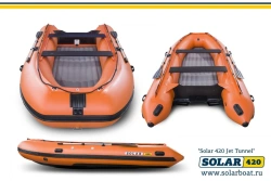 Motor inflatable boat SOLAR-420 Jet tunnel