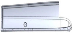Roof panel right A9606579209