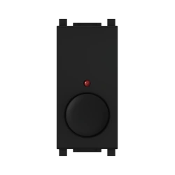 CADUCEUS ALING Experience Rotary push dimmer switch with indication (when dimmer is on) 40-800W, 230V~, 1M, black