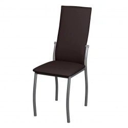 Chair on metal legs