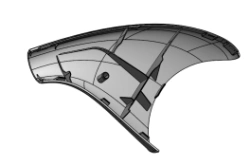GARNITURE D LEVIERFREIN SECONDAIRE/ Secondary brake lever lining 96845238 ZD