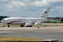 Weighing of IL-96-300 aircraft #96016