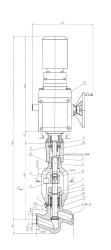 Shut-off valve 1053-50-ECH DN50/PN13,7
