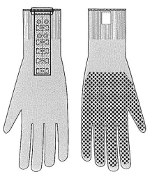 Electrically conductive gloves Ep-4(0) for shunt shielding set Ep-4(0) "Energo-Tesla" S