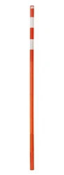 Milestone plastic VP-1,2 Height 1,2 m, diameter 40 mm with 2 white stripes 100 mm each