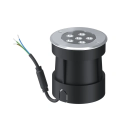 Architectural luminaire SVETHOLL Buffy ground recessed D160 H135 power supply unit in LED 18W housing