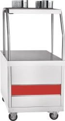 Mobile counter for cutlery and trays PSP-70PM