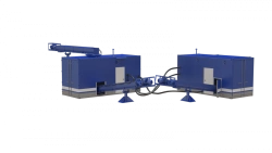 Mobile sludge drying plant