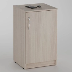 Stationary cabinet 1 shelf with door
