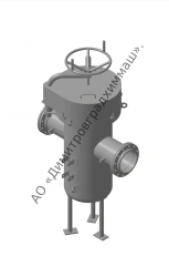 Vertical filters-dirt collectors of FSD type
