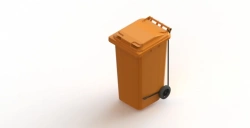 Mobile dustbin 240l Art.24.C21 (20.802.20.PE; 21.052.30.T)