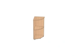 Corner shelving unit, low 402*402*850 mm APSUM
