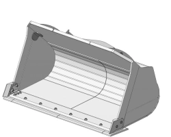 Reinforced bucket FLS-30-550/N