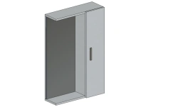 Hinged wardrobe with mirror GM 31.09.13.110.003.03.00