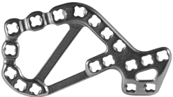 Heel plates RS2,7, left and right, article number 459.571R/L